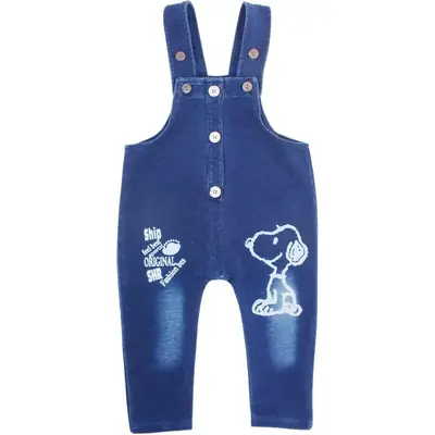 Green Cartoon Baby Strap Pants for Girls