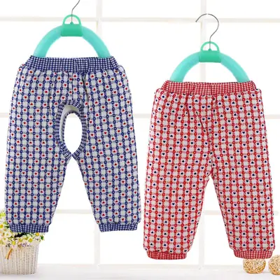Newborn Warm Cotton Pants Plus Plus Velvet Inner Wear
