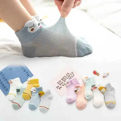 Spring & Summer Kids Socks 0-6 Years Old