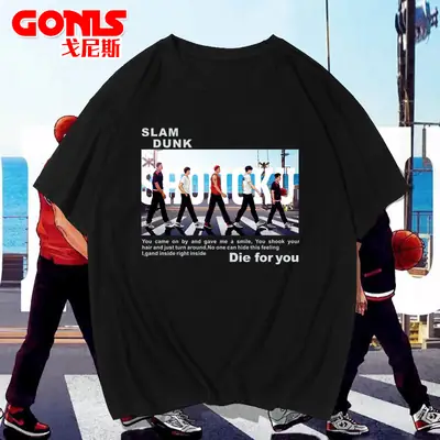 Men Women Summer T-Shirt Slam Dunk Graphic Design