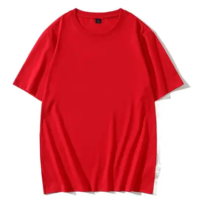 Merceurized Cotton Crew Neck Short Sleeve T-Shirt for Work & Culture