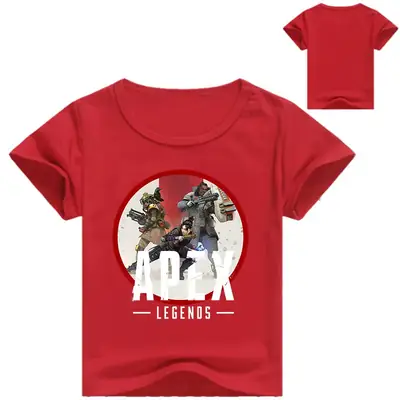 Children's Printed T-Shirt Yellow White Summer Casual