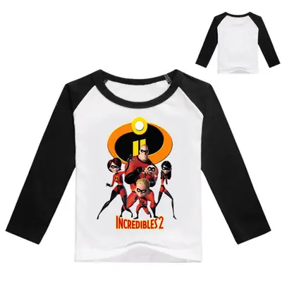 Incredible Z Kids T-Shirt White Black Long Sleeve