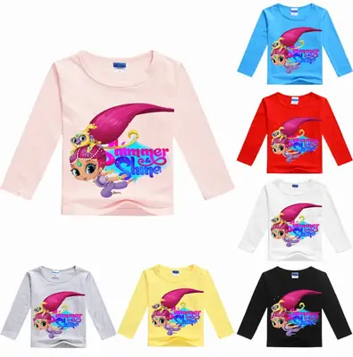 Girls Printed Long Sleeve T-Shirts 7632
