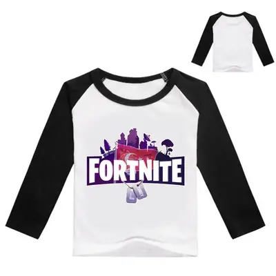 Fortnite Printed Long Sleeve T-Shirt for Girls Purple
