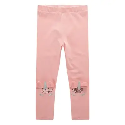 Girls Pink Unicorn Leggings 2025 Spring Fall