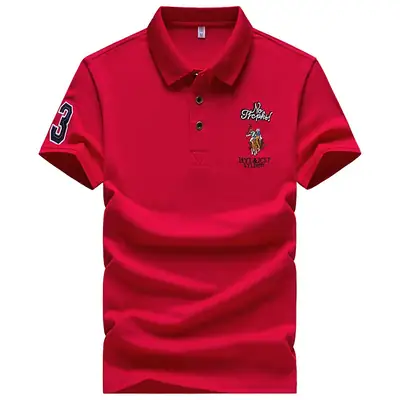 Men's Light Blue Polo Shirt with Wheat Logo & Number 9