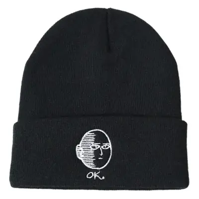 Anime Cartoon Knitted Winter Ski Hat Red Black Blue