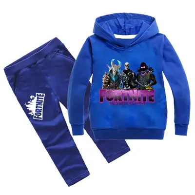 Red FCFOURTHIE Kids Hooded Sweatshirt & Pants Set