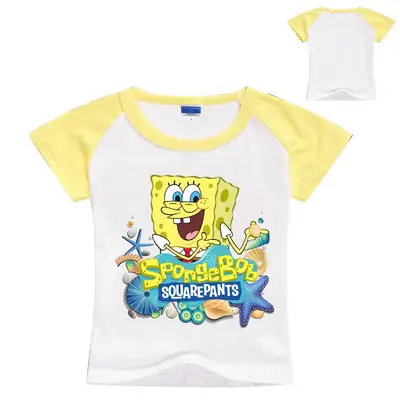 SpongeBob Short Sleeve T-Shirt Boys Girls 2020