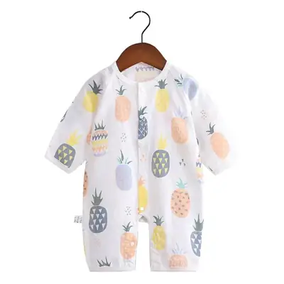 Spring Printed Cotton Infant Romper Double Layer