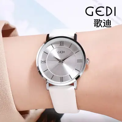 Gedi Roman Numeral Women's Watch Black Rose Gold