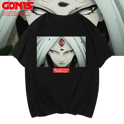 Naruto Anime T-Shirt White Loose Cotton Summer