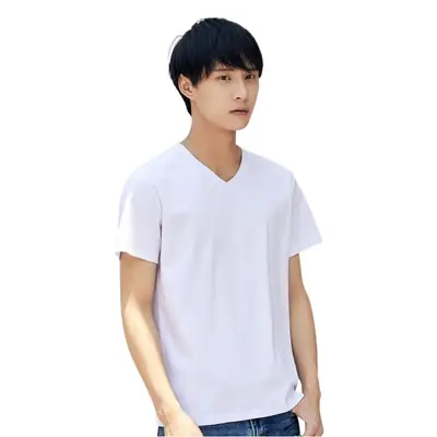 Men's 80M Cotton V-Neck T-Shirt Grey