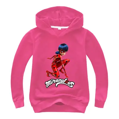 Red Korean Fashion Hoodie for Boys Middle Size