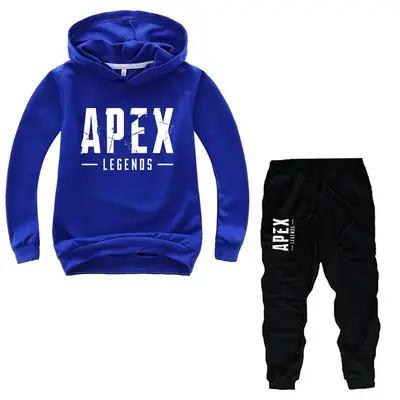 Purple Apex Legends Hoodie & Black Jogger Pants Set for Kids