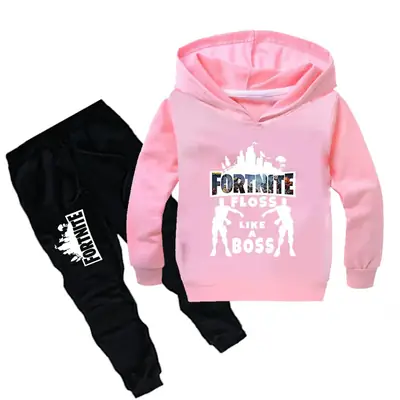 Fortune Cookie Boss Hoodie Set Black 2 Pcs