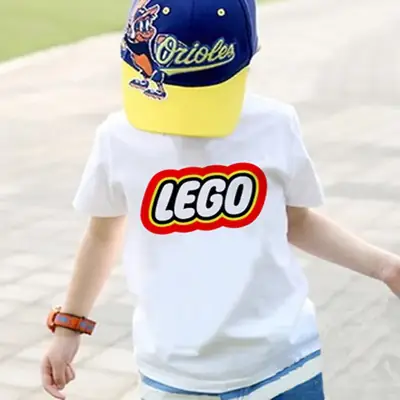 Red LEGO Short Sleeve T-Shirt for Boys
