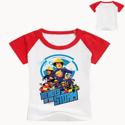 Kids Hero's Big Adventure T-Shirt White Blue 7626