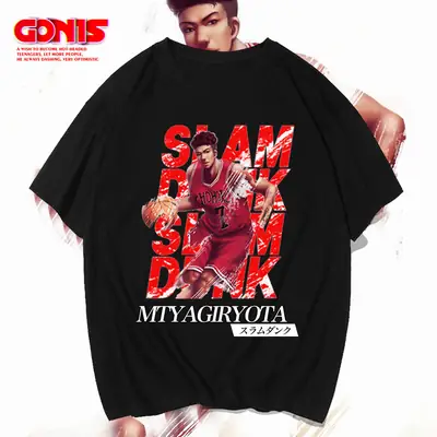 Y Slam Dunk Miyagi Yoshida Pure Cotton T-Shirt Men