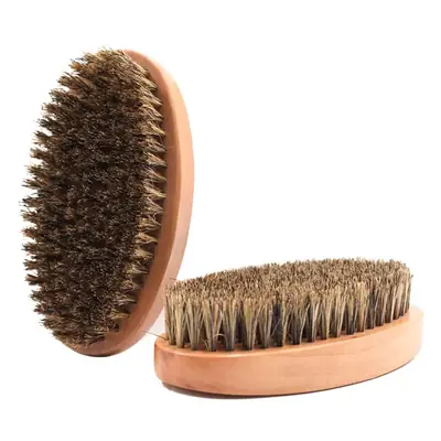 Men's Wooden Hair Brush with Oil Head Styling Comb