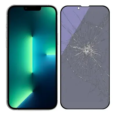 Purple Anti-Light Privacy Screen for iPhone 13 Pro
