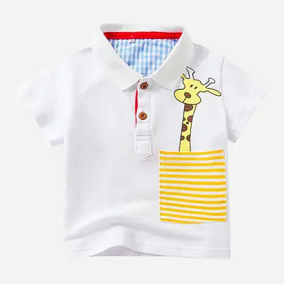 Children's Boys Short Sleeve Cotton Polo Shirt 2020