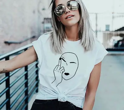 Men Women Pink Graphic T-Shirt Set Streetwear