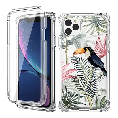 iPhone 16 Pro Max Clear Airbag Case with Pineapple Design