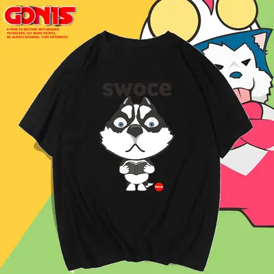 Men's Pink Husky "Swoose" T-Shirt Large