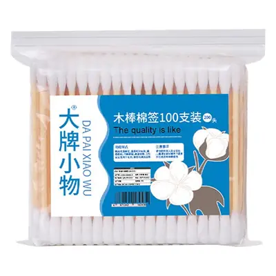 Cotton Swabs 100x100 Double Size Makeup Remover