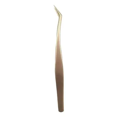 Huiheng Pearl Golden Eyelash Tweezers Long Mouth Grafting