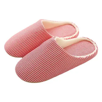 Japanese-style home soft bottom wooden floor cotton slippers autumn and winter indoor couples non-slip soft bottom cotton slippers wholesale