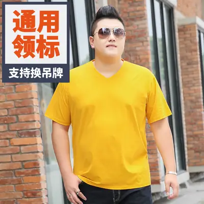 Bi Meng 2019 Plus Size Red V-Neck T-Shirt