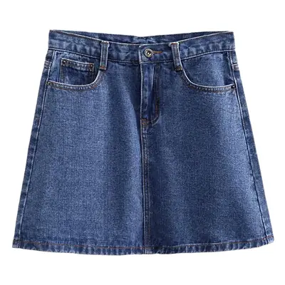 2024 Rockaway Beach Denim Skirt High Waist