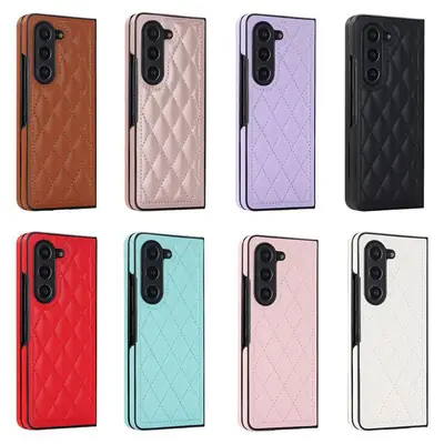 Samsung Z Fold 3 Leather Protective Case