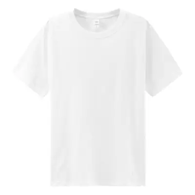 200g Cotton Heavy Men T-Shirt Peach Short Sleeve