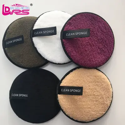 Factory Wholesale Magic Lazy Clean Sponge Makeup Remover Round