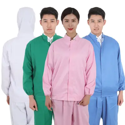 Pink Labor Protection Suit Full Set for Men Women