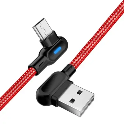 Car Data Cable 90 Degree Elastic Double Elbow