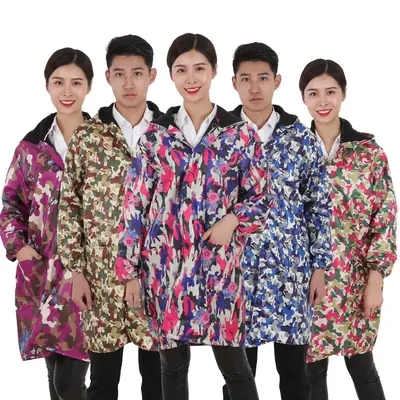 Plus Velvet Camo Overalls Adult Long Sleeve