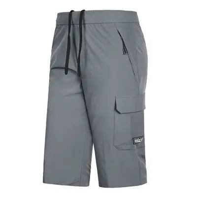 Summer Men Black Casual Shorts Korean Style Loose Fit