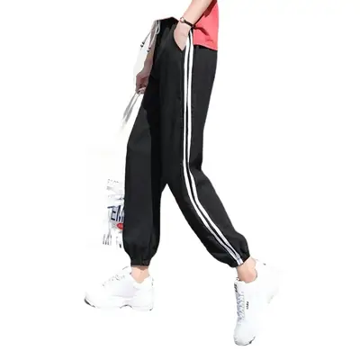 Pink Korean Style Women's Harem Pants Slimming Joggers