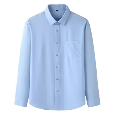 First Wolf Plus Size Men's White Long Sleeve Shirt