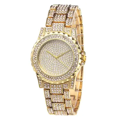 Hot Wristwatch 2024 Rhinestone Ladies Quartz Watch Men