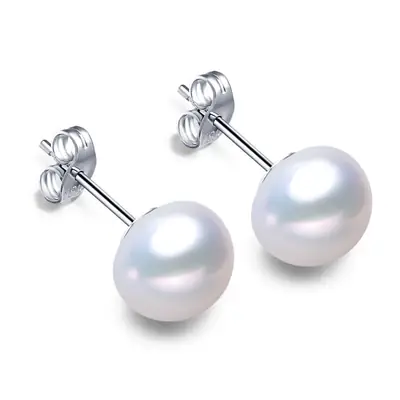 S925 Silver Pearl Earrings for Women