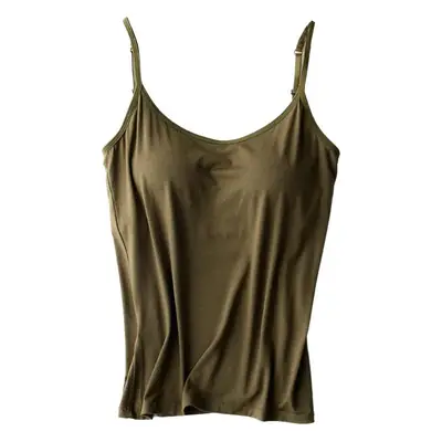 Women's New Silk Camisole Large Size No Steel Ring