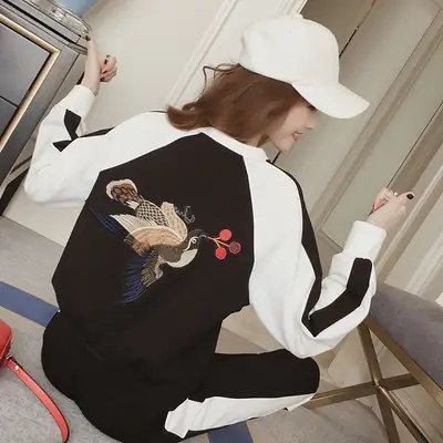 Women Korean Style Embroidered T-Shirt Set 2025 Winter