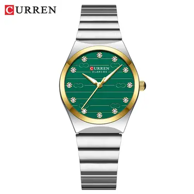 Curren Gold Mesh Belt Watch for Women