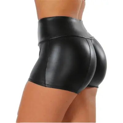 PU Leather Cross-Border Sexy Shorts Women S-5XL